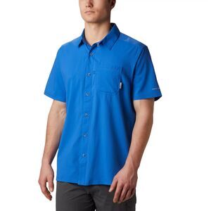 Columbia Sportswear Mens PFG Slack Tide Camp Shirt XXL Blue Fisherman Outdoors‎